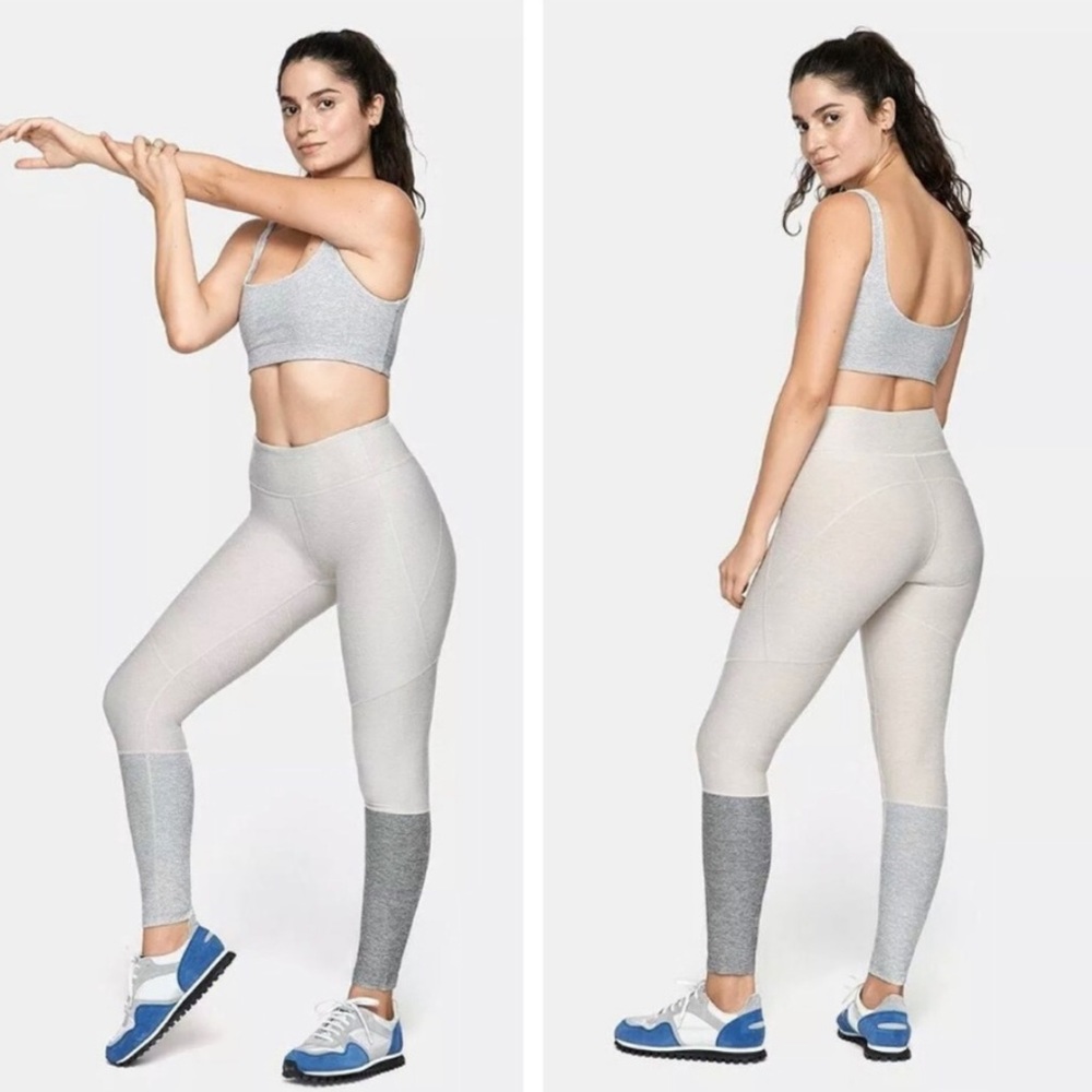 Outdoor Voices Dipped Leggings Oatmeal